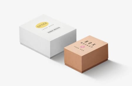 Фото две коробки